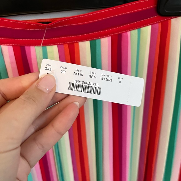 Brand NWT J. Crew Pleated Midi Skirt Size 8 - Picture 4 of 4